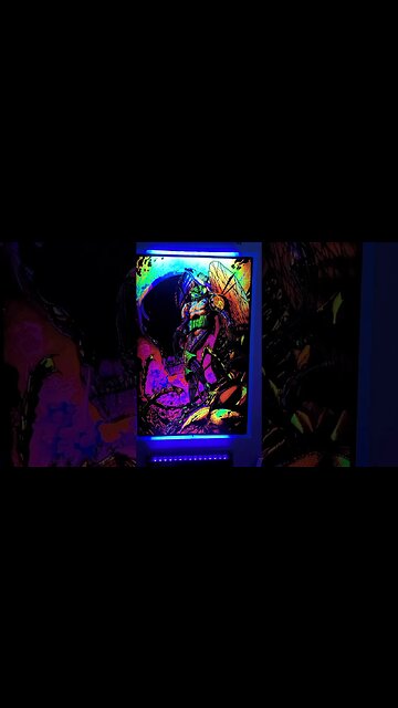 CYBERFROG BLACKLIGHT poster! 23 by 35 inches! ALLCaps Comics ETHAN VAN SCIVER #shorts