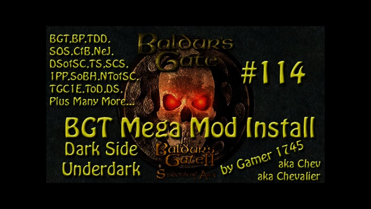 Let's Play Baldur's Gate Trilogy Mega Mod Part 114 - Dark Side