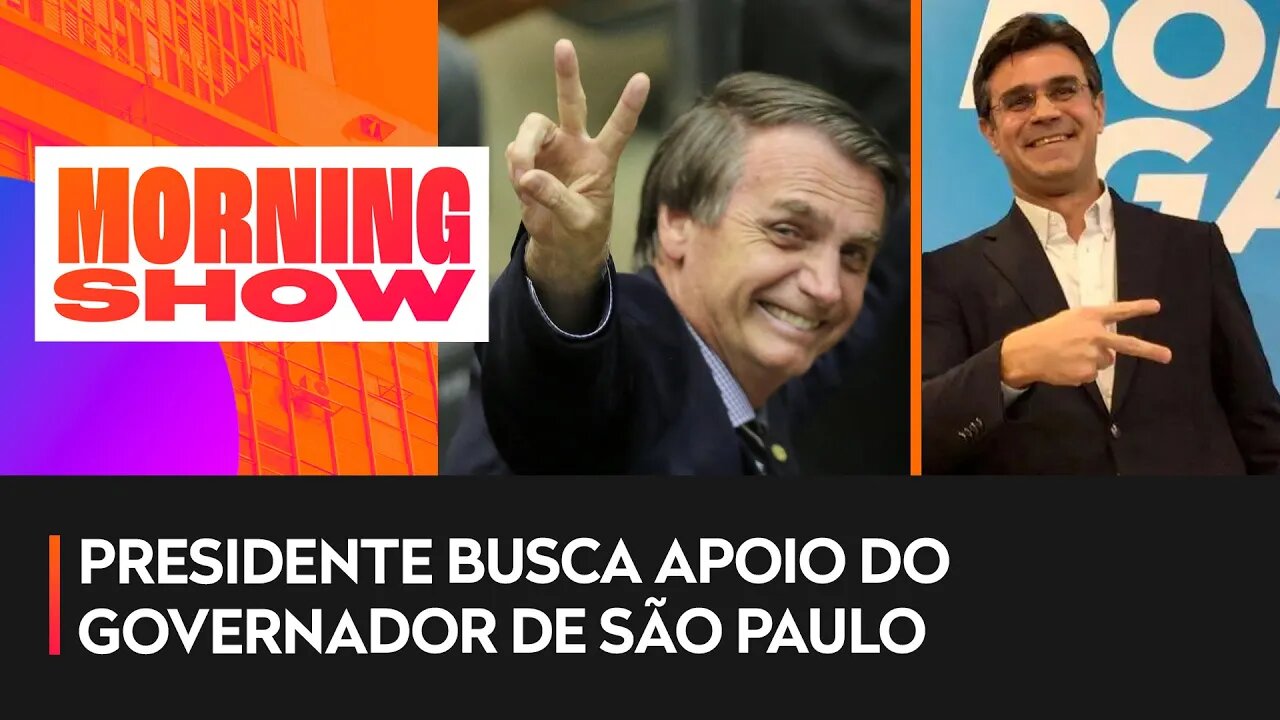 Bolsonaro se encontra com Rodrigo Garcia nesta terça-feira (04)