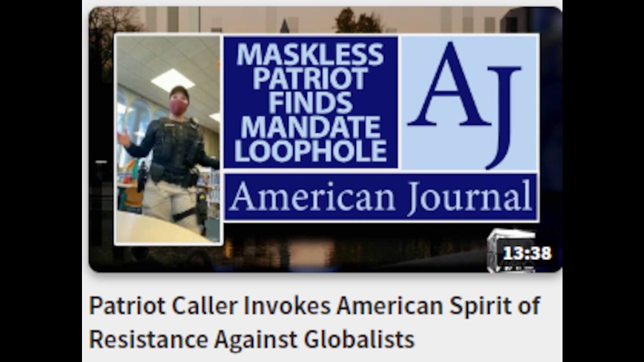 Patriot Caller Invokes American Spirit of Resistance Against Globalists