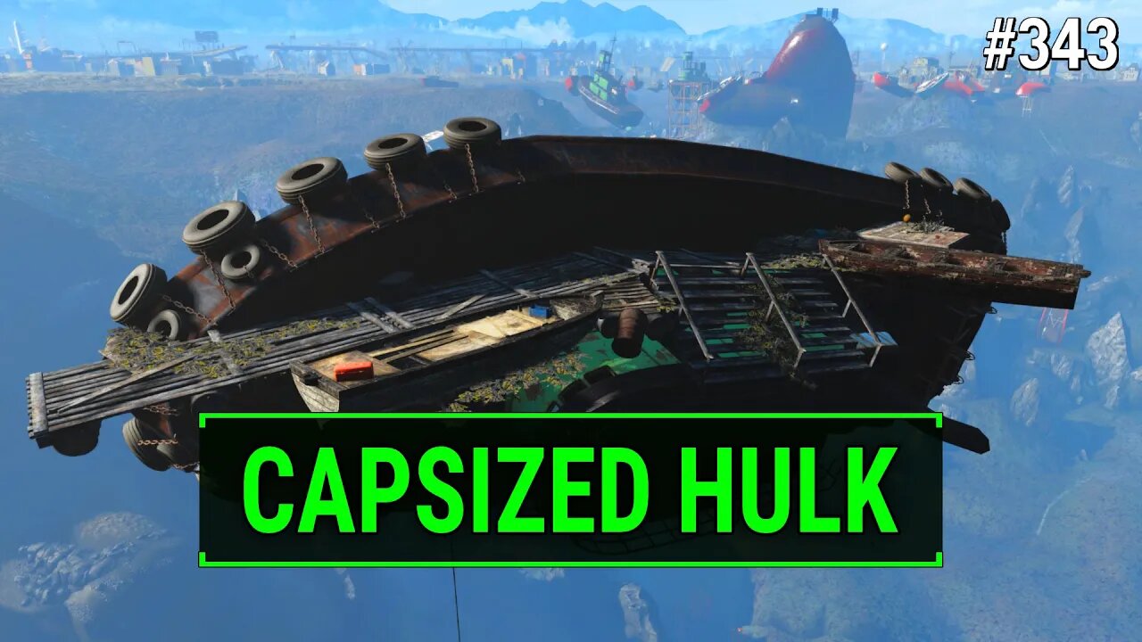 Fallout 4: The Capsized Hulk A Floating Graveyard - 343
