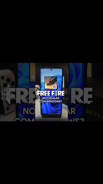 FREE FIRE NO CELULAR COM WINDOWS?? #flydigi #flydigiq1 #freefire #freefireshorts #ff #ffshorts