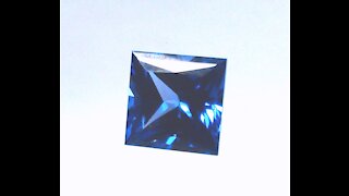 YAG Tanzanite Imitation Princess Cut