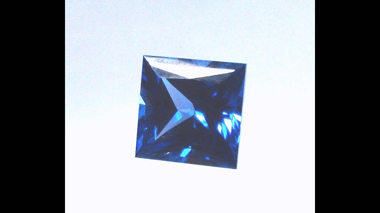 YAG Tanzanite Imitation Princess Cut