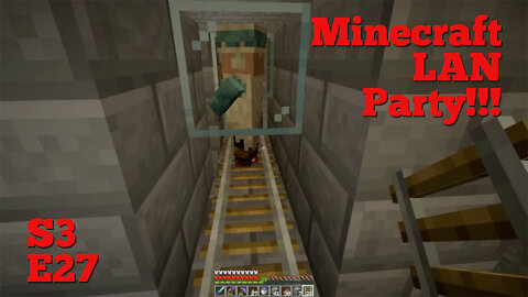 Minecraft LAN Party! Season 3 Episode 27 - Disaster At The Iron Farm