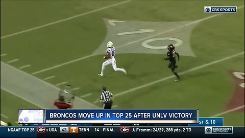 Broncos move up in top 25 after UNLV victory