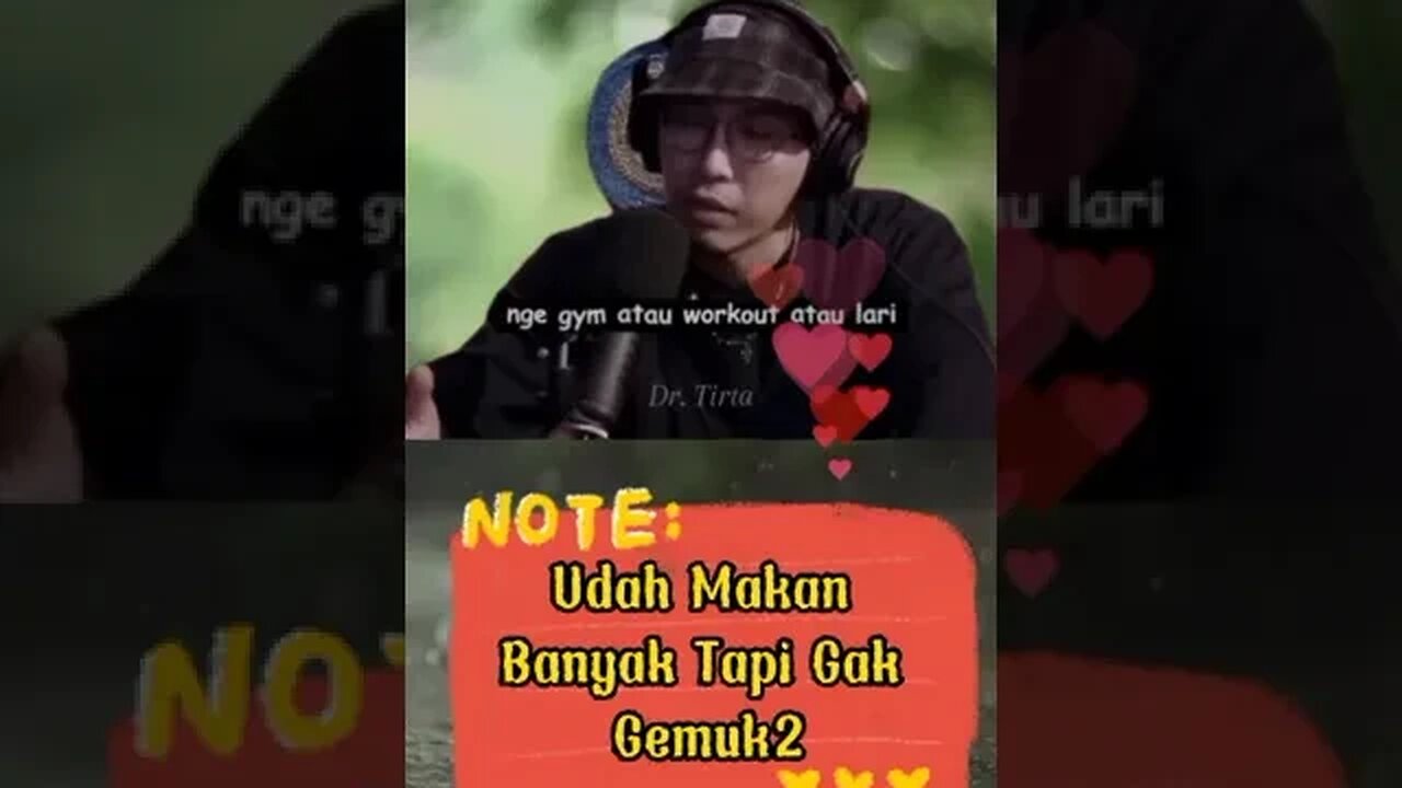 Kenapa makan banyak, tapi ga bisa gemuk #shorts #drtirta #quotes