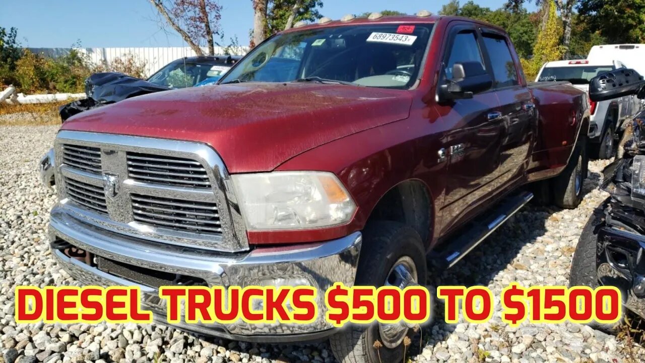 So Many Trucks, Diesels, Box Trucks and Semi Trucks, LIVE AUCTION #copart