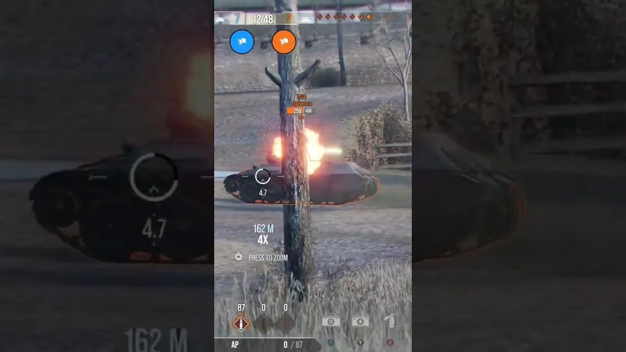 World of Tanks Xbox: Sometimes I do things right... like leading my shots... lol 🤣