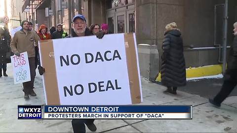 Daca protesters hit the streets in Detroit