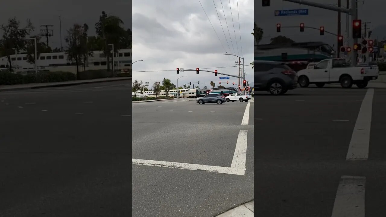 Metrolink Train Crossing