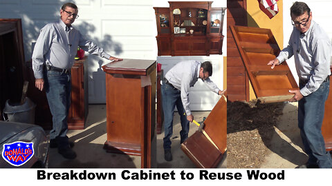 Breakdown Cabinet to Reuse Wood