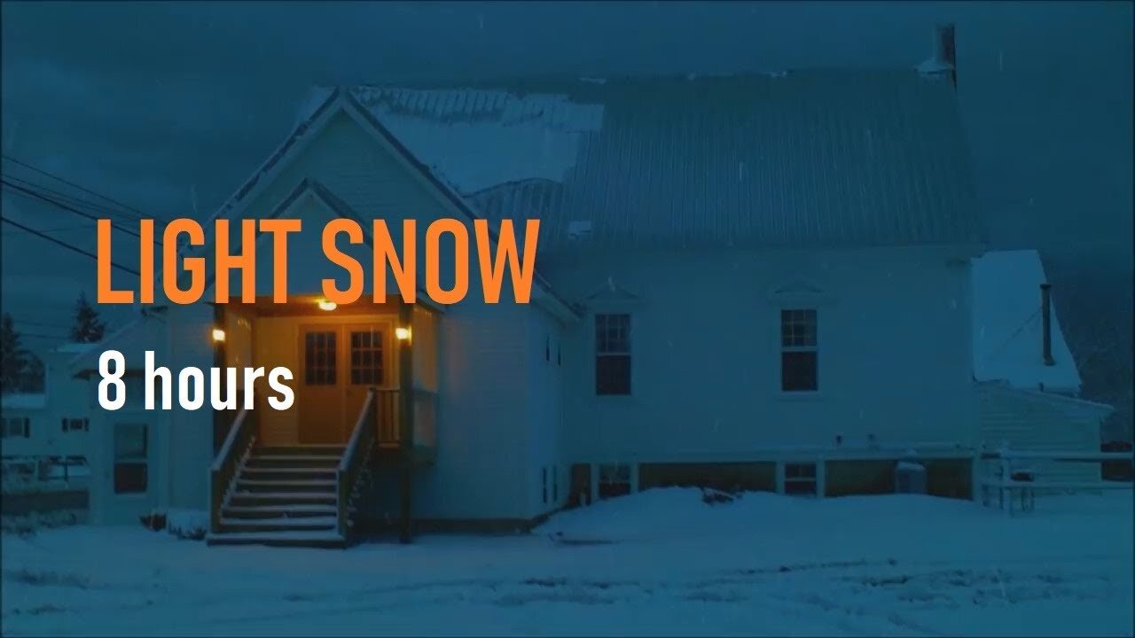 Light Snow Storm - 8 Hours Howling Wind Sounds For Sleep, Study & Meditation