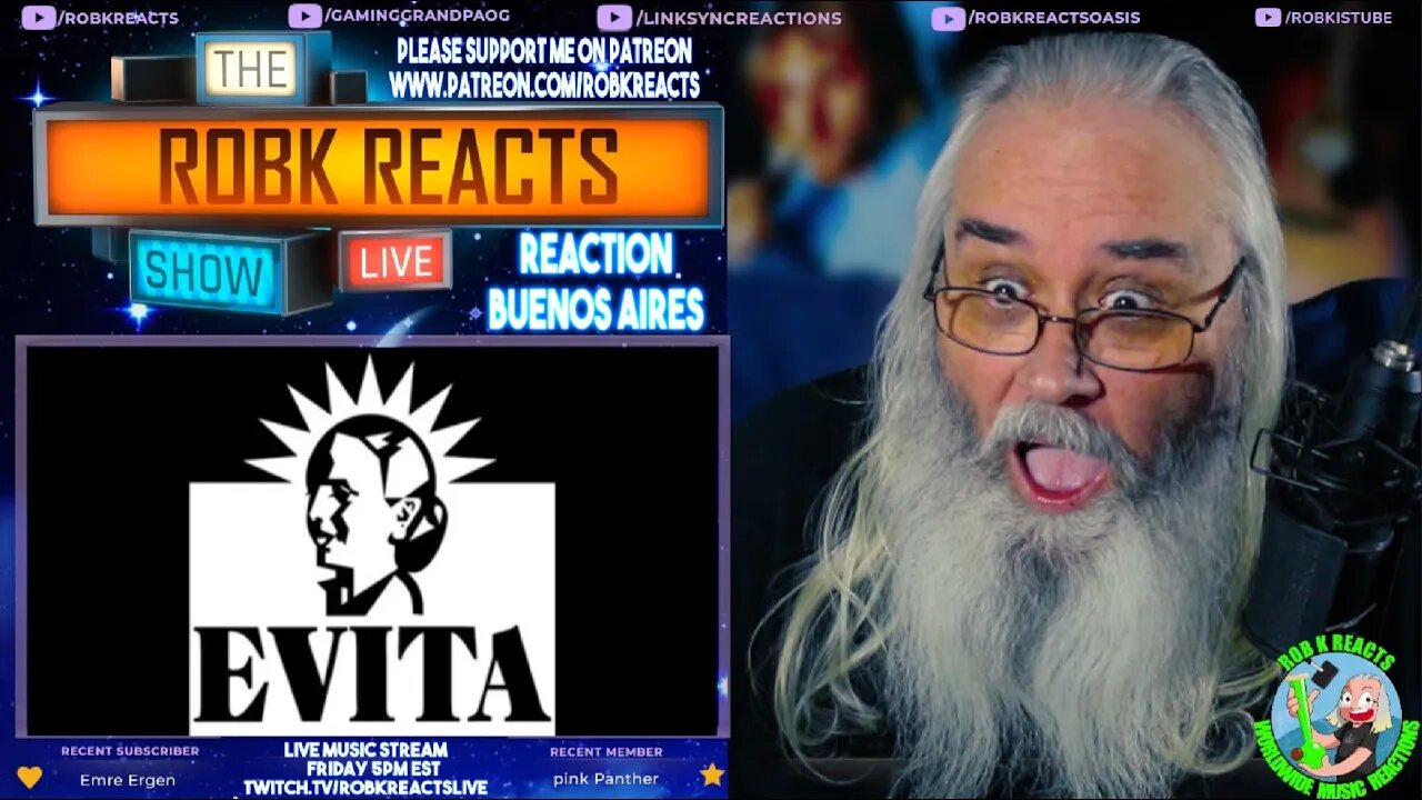 EVITA Reaction - Buenos Aires - First Time Hearing - Requested