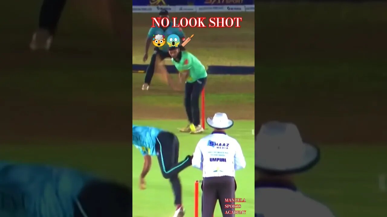 😱No Look Shot in Cricket! 😱🤯 #ipl #sport #youtubeshorts #cricket #short #shorts