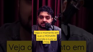 Momento em que o Monark Xing4 o Lula. Você concorda? deixa sua opinião #shorts #lula #bolsonaro