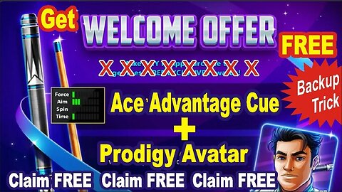 Ace Cue + Prodigy Avatar Free for All || 8 Ball Pool Rewards