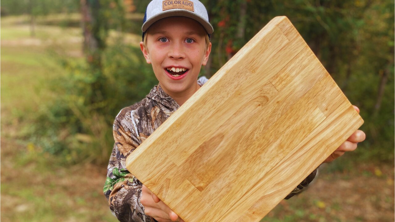 Diy wooden Cutting board! - Barndo Boy