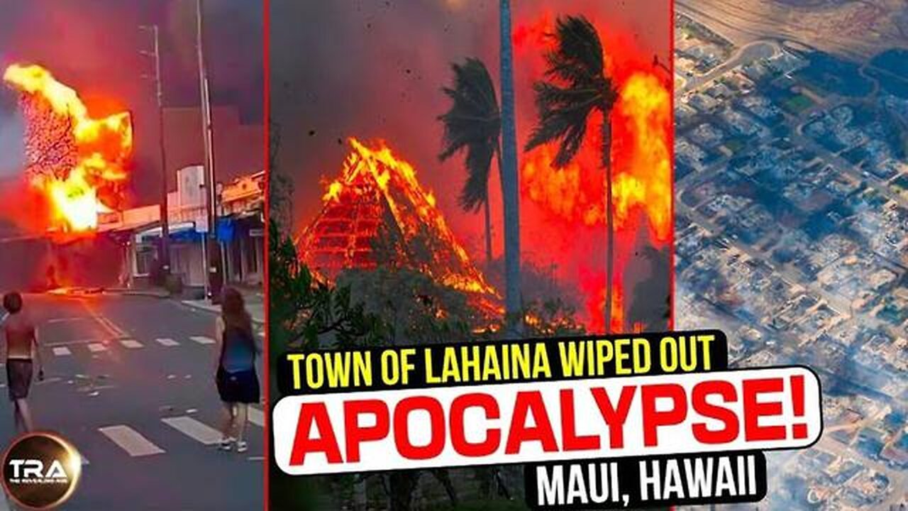 NEVER FORGET WHAT WE WERE SAYING BEFORE MAUI "FIRE HURRICANE" BLAMED ON "CLIMATE CHANGE"