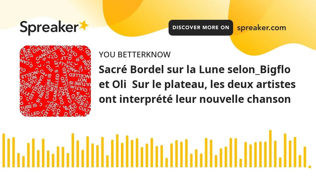 Sacré Bordel sur la Lune selon_Bigflo et Oli Sur le plateau, les deux artistes ont interprété leur