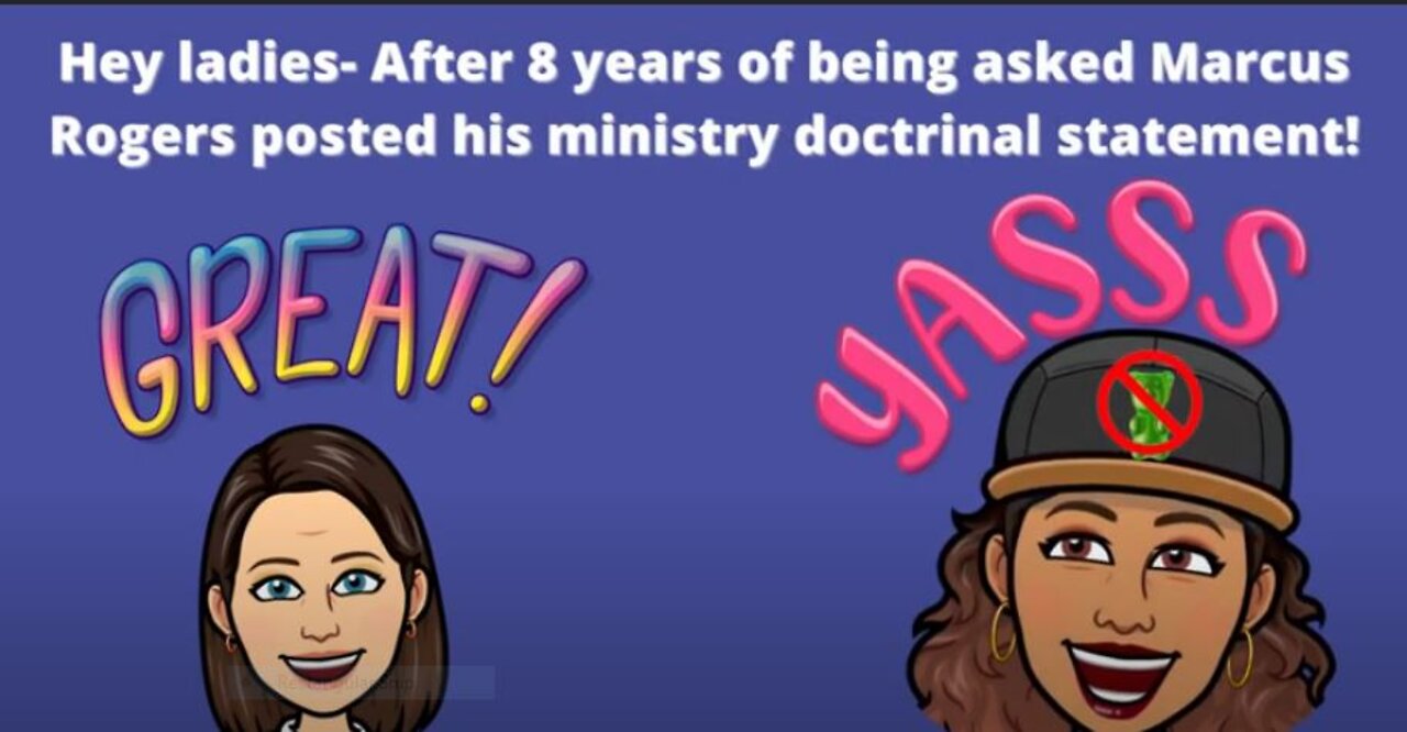 Marcus Rogers Finally Posted His Doctrinal Statement! #MarcusRogers
