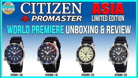 Citizen Promaster Limited Edition Fugu 200m Automatic NY0081-10L,NY0088-11E,NY0080-12X & NY0080-12E