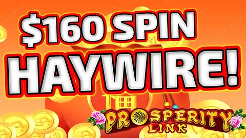 OMG! 😲 THE MACHINE HAYWIRED WHEN I WAS BETTING $160 PER SPIN!