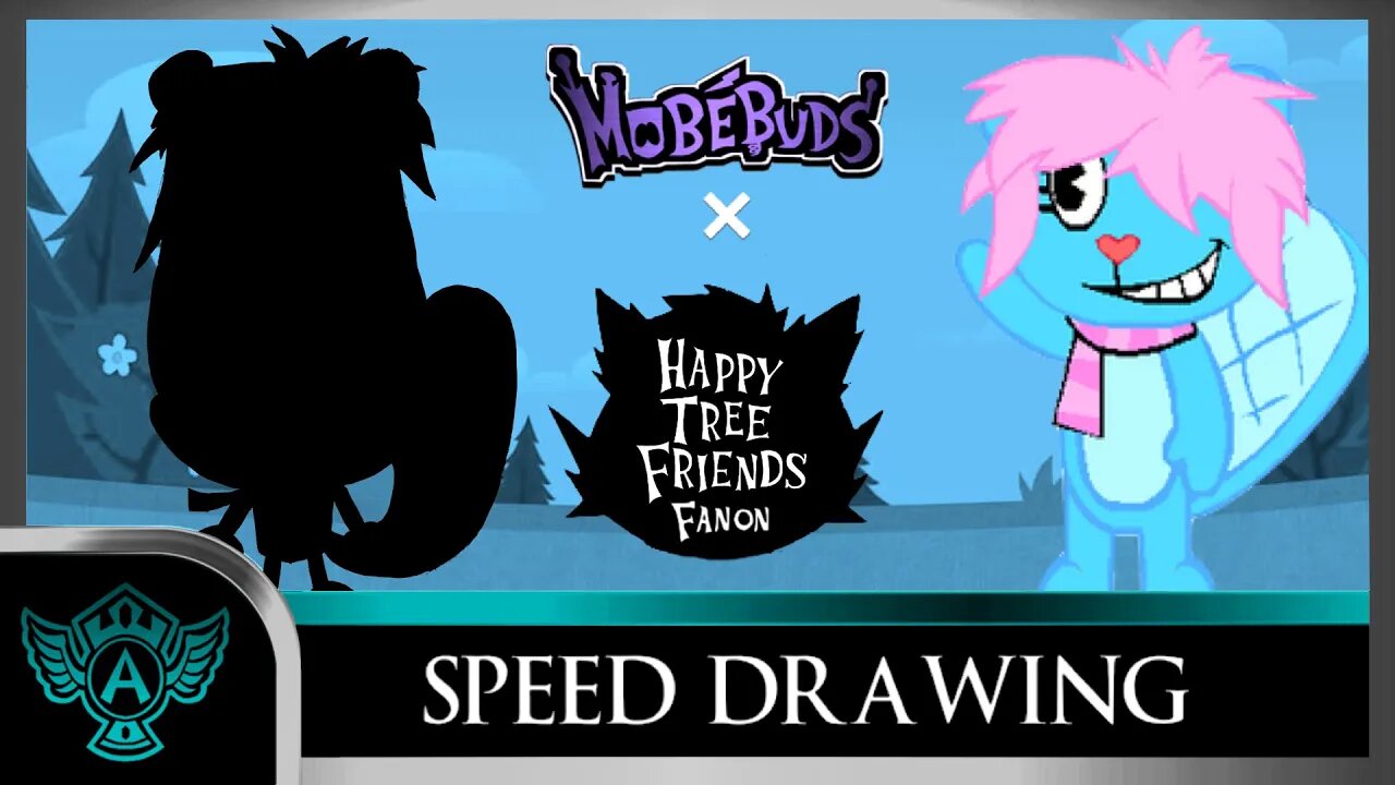 Speed Drawing: Happy Tree Friends Fanon - Bubbles | Mobebuds Style