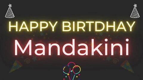 Happy Birthday to Mandakini - Birthday Wish From Birthday Bash