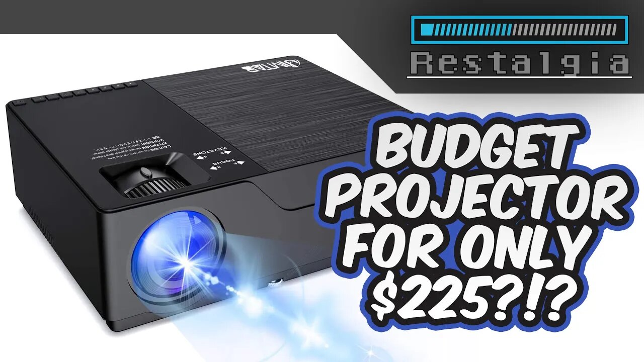 JIMTAB M18 | How does this budget projector handle retro games? 1080P LED Projector