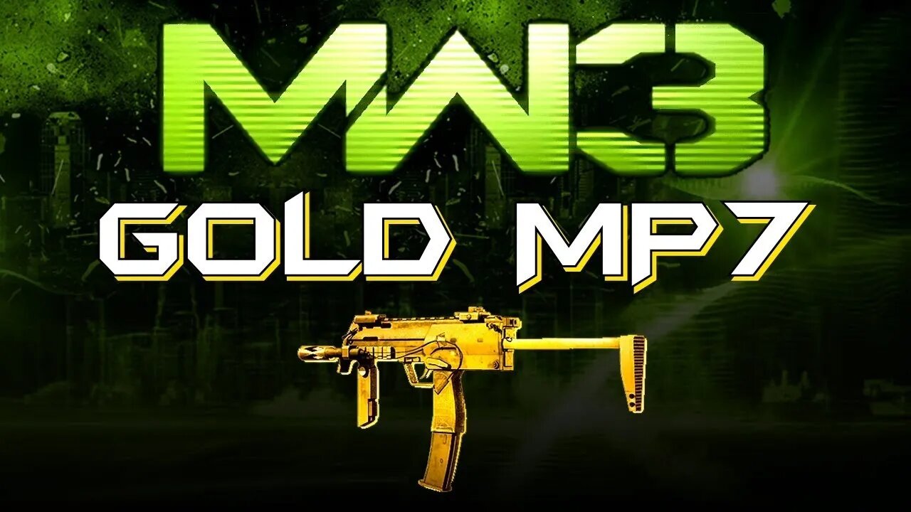 MW3 in 2023 - Gold MP7 Moab