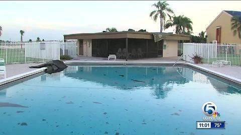 Damage after strong storms blow through