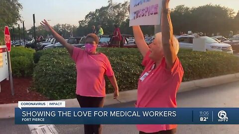 community parade at Lawnwood Regional Medical Center