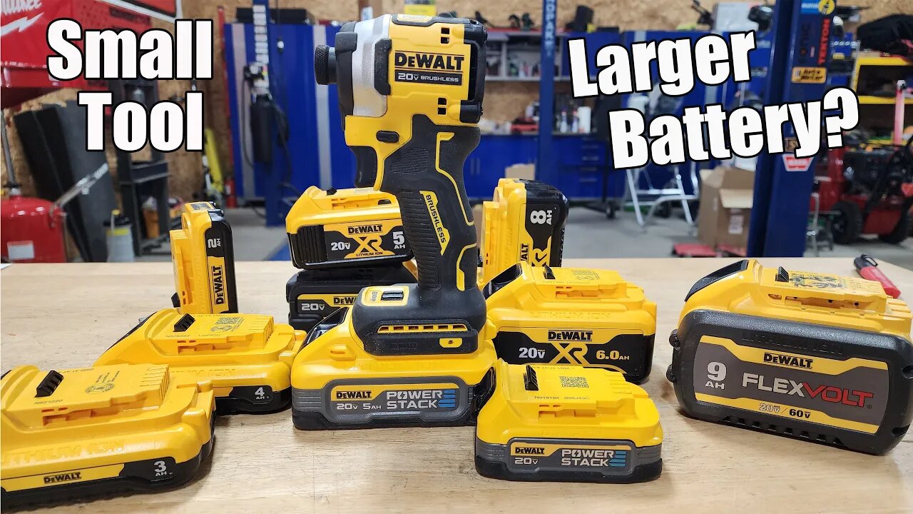 How Does The DEWALT 5Ah PowerStack Work With Small Impact Drivers?