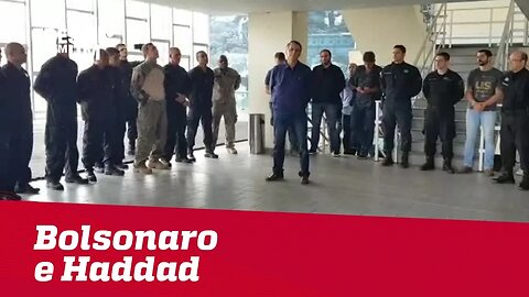 Bolsonaro no Bope e Haddad não visita Lula