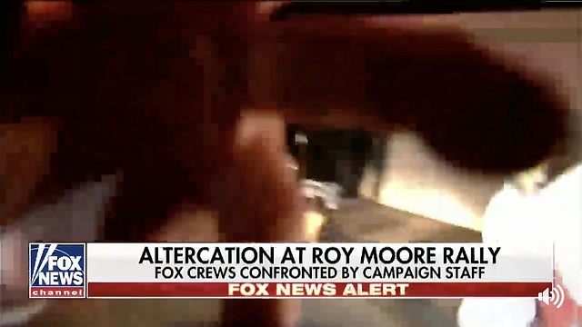 Physical Altercation At Roy Moore Event With Fox News Cameras