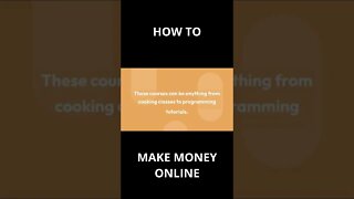 HOW to MAKE MONEY ONLINE - N.4 #shorts