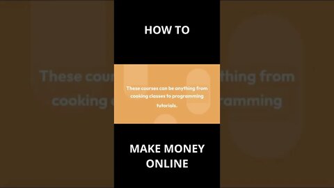 HOW to MAKE MONEY ONLINE - N.4 #shorts