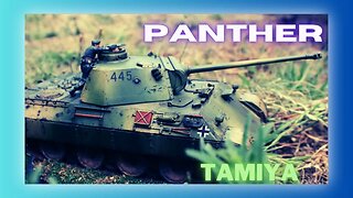 Panther Tank Ausf. D model kit. Tamiya 1/35