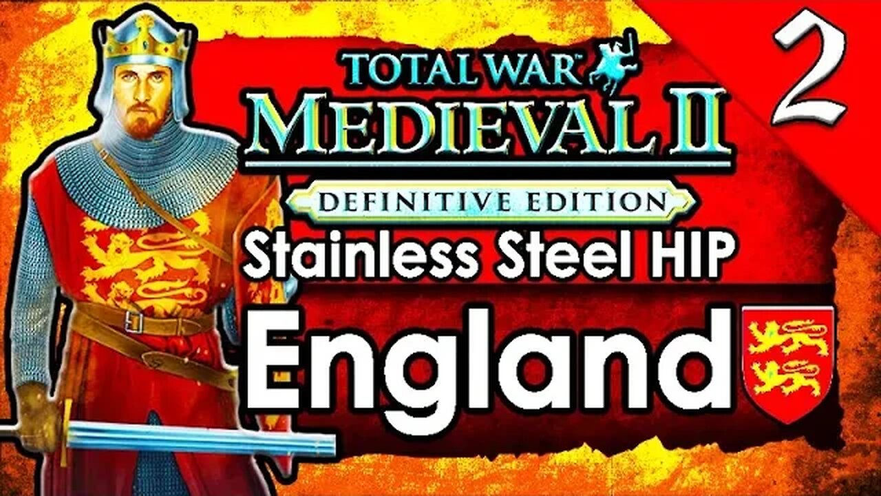 THE FIRST CRUSADE! Medieval 2 Total War: Stainless Steel HIP: England Campaign Gameplay #2