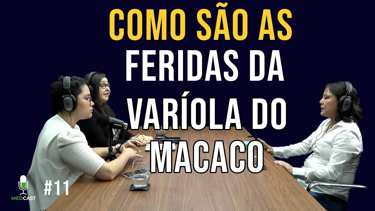 As feridas da varíola do macaco