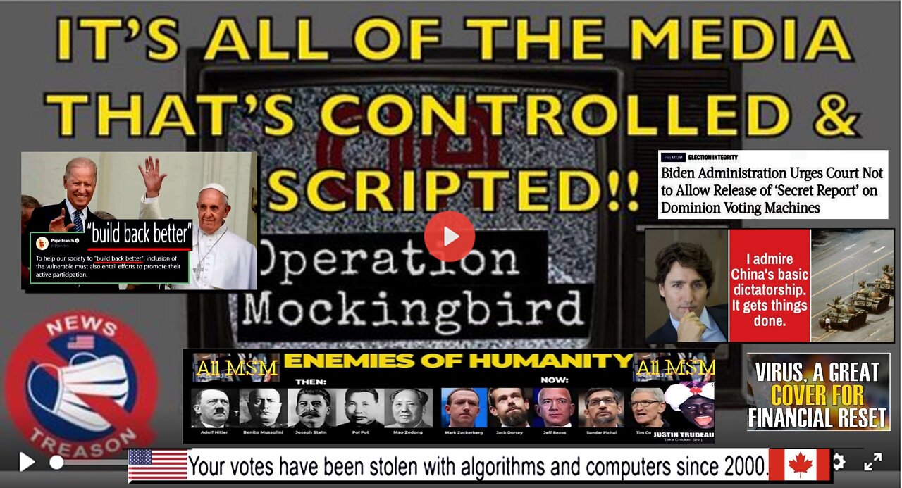 Not Just CNN: THE MEDIA IS ALLL SCRIPTED & CONTROLLED