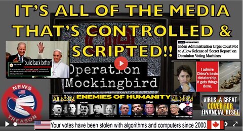 Not Just CNN: THE MEDIA IS ALLL SCRIPTED & CONTROLLED