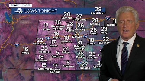 Monday evening forecast