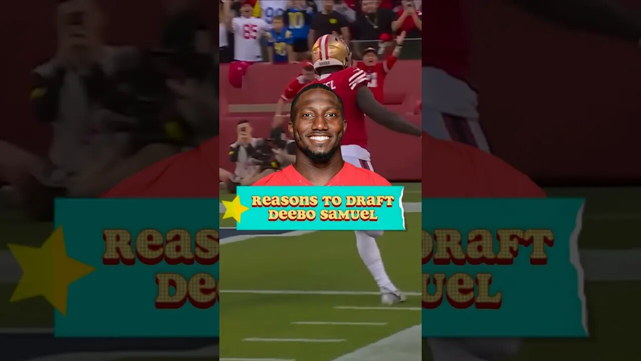 Should You Draft Deebo Samuel in Fantasy Football? #nfl #fantasyfootball #deebosamuel