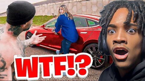 Karen Tries To Steal My Car.. (INSTANT KARMA)