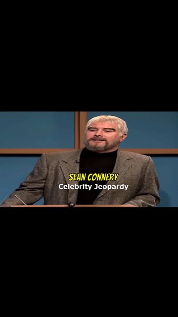 Celebrity Jeopardy SNL / Sean Connery