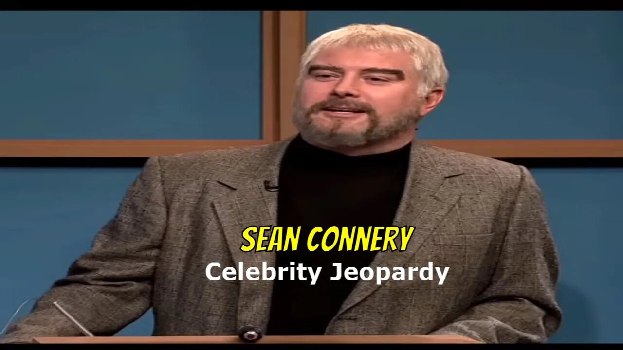 Celebrity Jeopardy SNL / Sean Connery