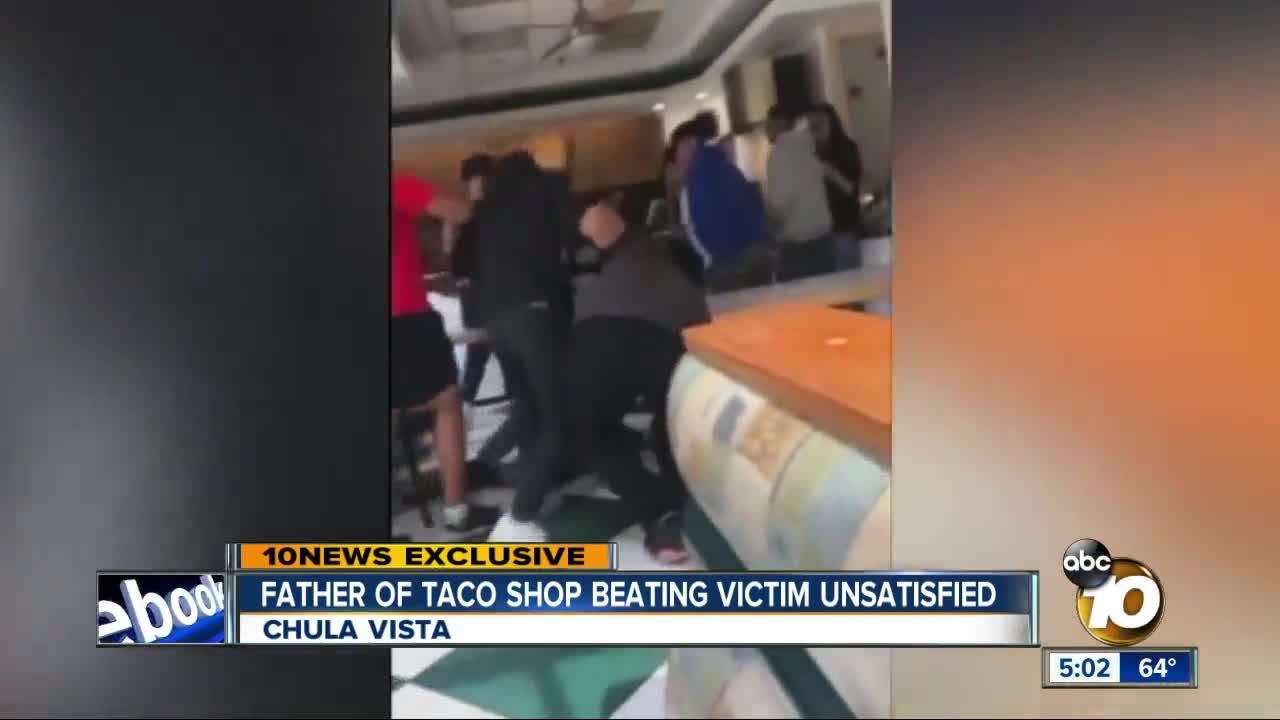 Father of Taco Shop Beating victim unsatisfied with lighter sentences