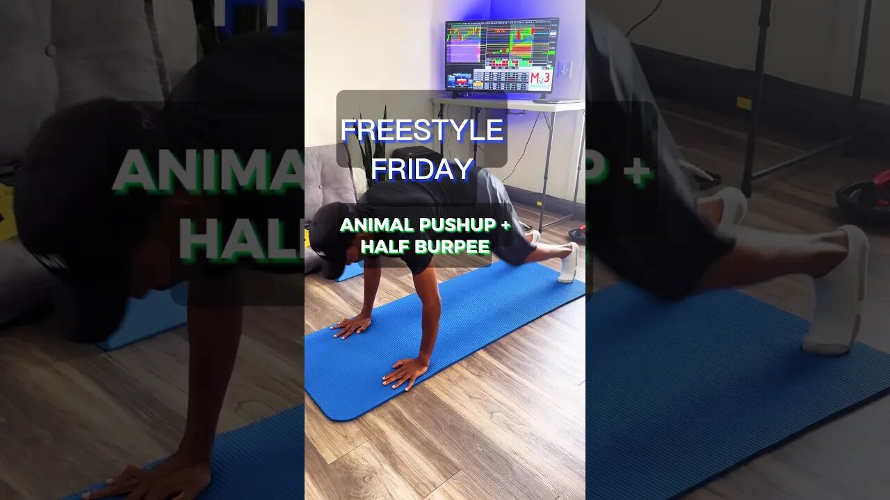 Fit Trader Movement: Half Burpee + Animal Pushup Full Body Exercise